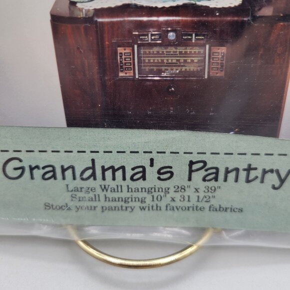 Grandmas Pantry Quilt Pattern Fabric Expressions Large and Small Wall Hanging - Picture 3 of 4